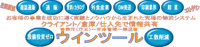 物流SCMシステム！ウインクリエートトップページ